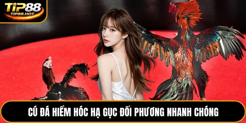 Cú đá hiểm hóc hạ gục đối phương nhanh chóng